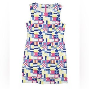 Vineyard Vines Multicolor Nautical Flag Dress